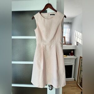 Esprit Light Pink Fit and Flare Dress Size 4 With Pockets